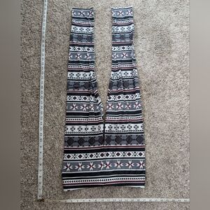 Vanity Black and White Patterned Leggings